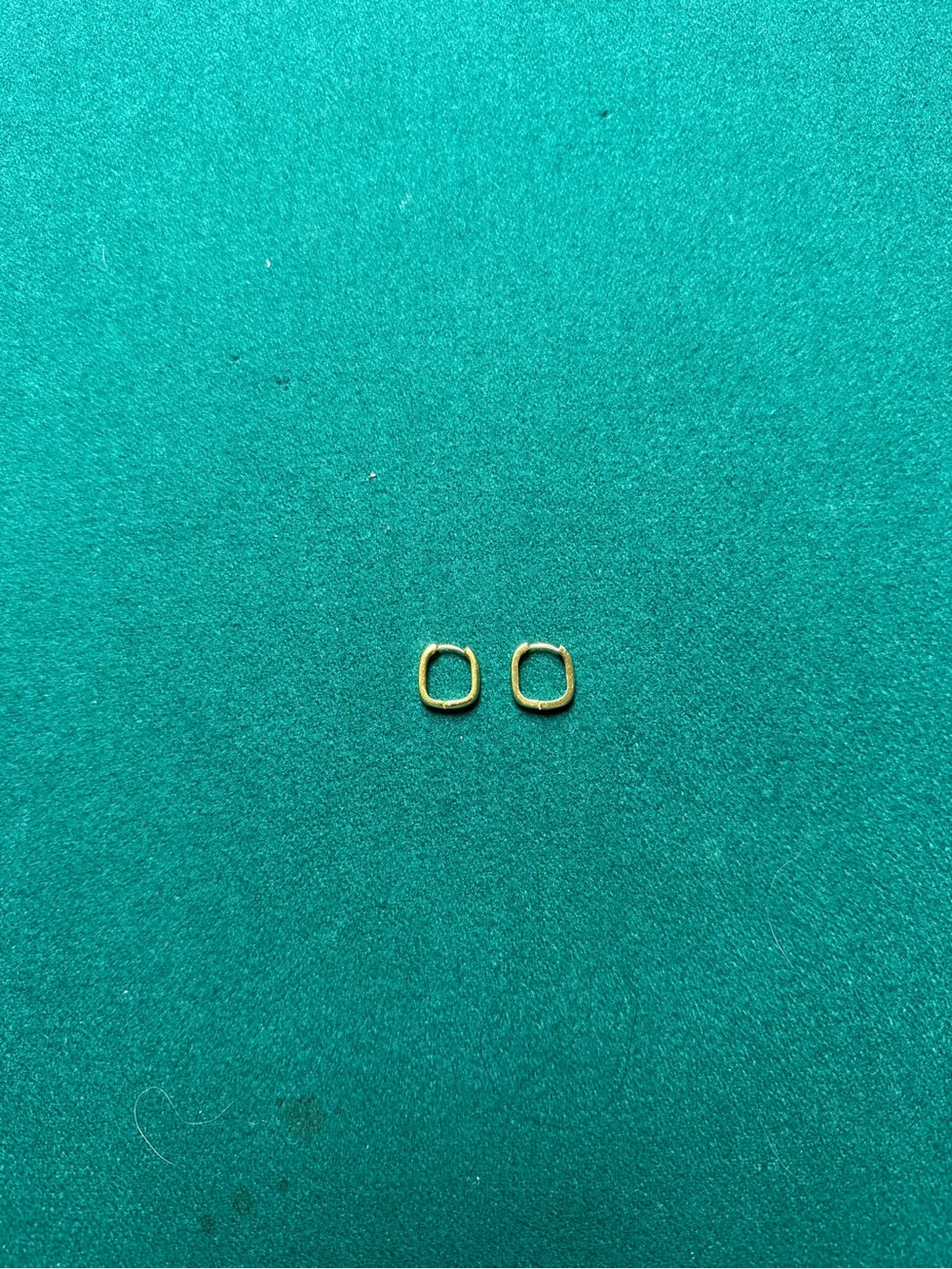 Argento Vivo Sterling Silver Square Hoop Earrings - Picture 3 of 4